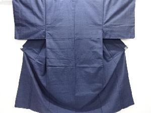 未使用品　本真綿結城紬男物着物(キングサイズ)